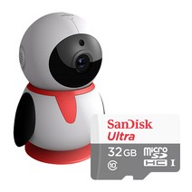 펭카 홈카메라 펭귄카메라 아기카메라 홈 CCTV 홈캠 반려동물 카메라 강아지, 펭카 + 32GB 메모리카드