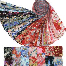 젤리 롤 패브릭 스트립 퀼트 40 PC 롤 코튼 원단 다른 패턴 DIY 공예 패치 워크, 하나, 여러 가지 빛깔의