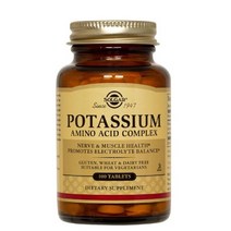 솔가 포타지움 칼륨 아미노산 컴플렉스 100정 (타블렛) Solgar Potassium Amino Acid Complex (100 Tablets), 1개