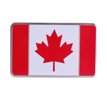 3D 금속 캐나다 국기 광장 자동차 스티커 데칼 전체 바디 외관 장식 액세서리 인피니티 EX, [01] Square