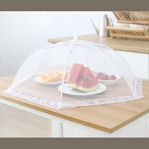 먼지차단 푸드커버 위생적인 음식덮개 쿠킹 오염방지 교자상 밥상포 상차림