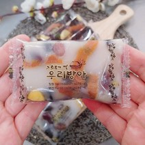 영양찰떡 2kg (30개) 식사대용부모님 콩떡 선물 호박모듬찰떡 개별포장 답례 생일 단체 설선물, 3가지맛영양찰떡(30개)