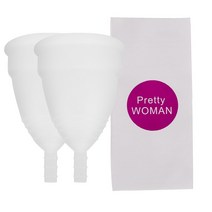 생리컵 생리컵추천 위생생리컵 생리 컵 생리 copa 생리 실리콘 기간 컵 여성 위생 제품 실리콘 레이디 여성 컵, 1pc-네이키드-화이트, L 사이즈