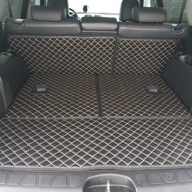 아이빌 4D입체퀼팅 모하비더마스터 트렁크매트 풀세트+2열등받이매트, 7인승분리형, 웜그레이