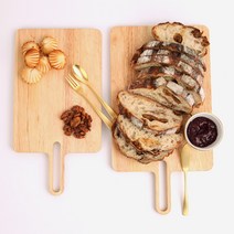 까사빈 우드서빙보드 사각 3size 손잡이보드 플레이팅 나무도마 피자보드 빵도마, 까사빈 우드서빙보드(사각)