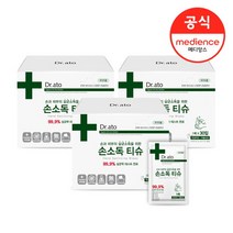 닥터아토 손소독티슈 20매 24팩 식약처 의약외품, 닥터아토 20매20팩