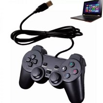 유선 USB Pc 조이스틱 게임 컨트롤러 패드 pc 윈도우 노트북 컴퓨터 Win7/8/10/XP/비스타 핸들 조이패드, black