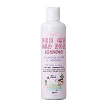 [미미글로벌]애완용품 하리 포 마이 올드 독 샴푸 300ml, 상세페이지 참조