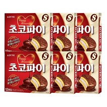 롯데제과 몽쉘 크림 336gx2개+카카오 336gx2개+딸기 336gx1개 외 초코파이 몽쉘, 07.초코파이336gx6
