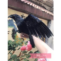 모조 깃털 독수리 에어컨실외기비둘기퇴치 까마귀퇴치법 까치퇴치기 비둘기퇴치법 비둘기가싫어하는것, 검은색 몸길이 32cm 날개폭 40cm개