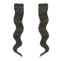 가발매니아 히피펌 50cm 부분2피스 좌우대칭 2set(제디원사), 내츄럴브라운