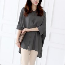 봄가을 셔츠 블라우스 러플솔리드BL
