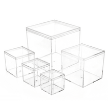 아크릴 케이스 건담 피규어 진열장 장식장 레고 박스 보관함, 6.5cm