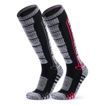 테슬라 스포츠 스키 양말 2팩 TM-MZS82, 블그 블레_BKR