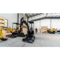 미니굴삭기 kubota 엔진 1200kg 소형 유압 크롤러 굴착기 380mm 버킷 포함, 빠른 히치