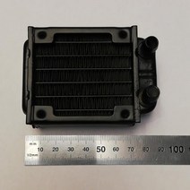 수냉쿨러 방열판 커스텀 라디에이터 PC 수냉식 알루미늄 멀티 채널 컴퓨터 LED 미용 기기 60mm