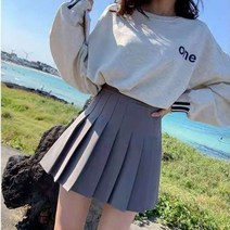 아베크듀블루 미니스커트 에이라인 스판 테니스 골프 스커트 치마