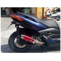 X max 엑스맥스 300 촉매 파이프 포함 풀시스템 아크라포빅st 머플러, 2. 370mm 카본, 1개