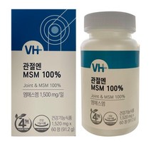 비타민하우스 관절엔 MSM 100 1520mg x 60정