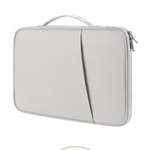 루나글램 태블릿 아이패드 파우치, 손잡이 아이패드 파우치 화이트그레이, 12.9/13인치