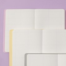다꾸 불렛저널용 모눈노트 다이어리 감성 포켓 날짜형 1년, 05 실버 그레이