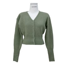 라라콩 썸 크롭 브이넥 데일리 가디건