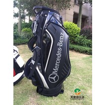 벤츠 골프백 스탠드백 캐디백 초경량 방수 골프가방, 블랙 벤츠 스탠드 백