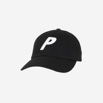 팔라스 P 6-패널 캡 블랙 - 23SS Palace P 6-Panel Black - 23SS