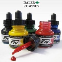 달러로니 FW 아크릴 잉크 29.5ml 낱개 드로잉 애니메이션 / 옵션선택, 335 Emerald Green
