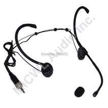 전문 무대 노래 음성 헤드셋 무선 마이크 Shure Sennheiser AKG Audio Technica MiPro 벨트 팩 접이식 블랙, for MiPro