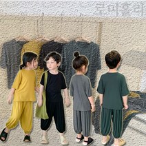 편한컴퍼니-유아동 캐주얼 솔리드 심플하고 편한 상하-2021001