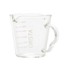 오리스타 에스프레소 샷글라스 - 손잡이 용량 표시 더블 샷잔 150ml 5온즈