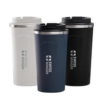 텀블러 커피텀블러 510ml 머그컵 진공컵 머그잔 보온병 가벼운무게 밀폐 보온 보냉 온도유지, 블랙