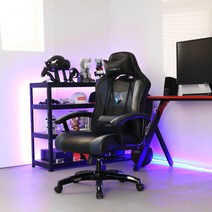 린백 LB51G 컴퓨터 책상의자 게이밍의자, 블루