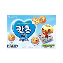 롯데 칸쵸 끼리크림치즈 196g 신상과자 사무실간식 유치원 탕비실 어린이집 비품, 30개