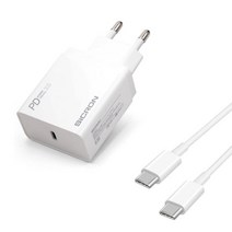 갤럭시노트20 / 노트20울트라 전용 PD 30W 고속충전기 + 케이블 C to C타입, 30W PD충전기 + 케이블(2M)