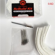 와이어메쉬 1 세트 DIY 도구 키트 메쉬 코일 저항 와이어 0.6ohm 0.13ohm RPM 2 히터 코어 재건 키트138701, As Pictures Shown 6