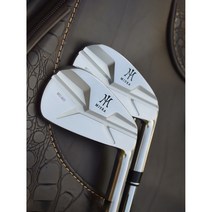 새로운 골프 MC501 골프 아이언 골프 클럽 4-9 Pw(7PCS) 블루/실버/블랙 커버 포함, 블랙, KBS TOUR 90 R