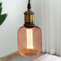 LED 네트 에디슨전구 타원형 4W 2color 인테리어등, DS 블랙