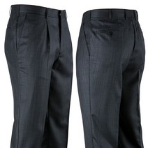 피크나인 CCPN43 잔체크 바지 여름 남성 정장바지 기지 중년바지 신사팬츠