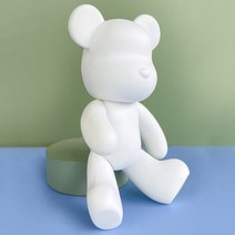 베어브릭 피규어 인형 미술 놀이 용품 취미용품 아트토이 페인팅 클래스(대형/저금통형), k.저금통형카우스27cm