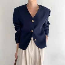 보기엘 세니노카라라인크롭자켓