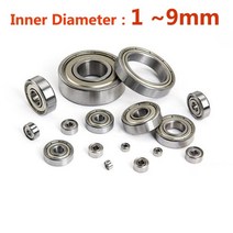 전기모터 소형 DC 전동 강력모터 미니어처 베어링 고속 장난감 모터 모델 소형 603 604 605 606 607 608 60, 02 MR52ZZ  2x5x2.5_01 1Pcs