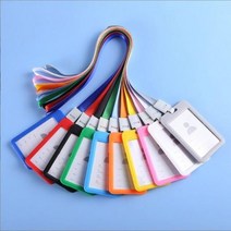 출입증 학생증 명찰 사원증 목걸이 케이스, 그레이