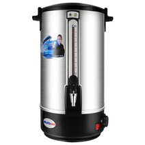 라면포트 편의점 대용량 6L 라면포 펜션 휴게소 물, 10L온도표시304라이너실시간수온표시