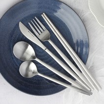 큐티 샤틴 올스텐 커트러리 디너 디저트 스푼 포크 나이프 양식기 잼나이프 한식수저세트, 03 나이프