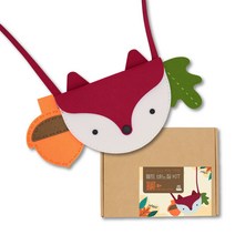 펠트 DIY 바느질 키트, 여우가방