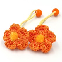 순수아이 238데이지뜨개머리끈set 아동머리고무줄 여아머리고무줄 유아동머리고무줄 유아머리끈 어린이머리끈 초등생머리끈