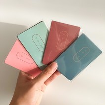 문학 사계 투명 꽃 책갈피 책 꽃갈피 북마크 북 클립, 겨울