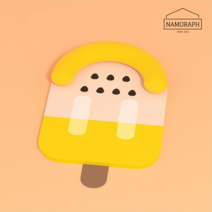 나모라프 아이스 후르츠 반려동물 쿨매트 쿨방석, 바나나